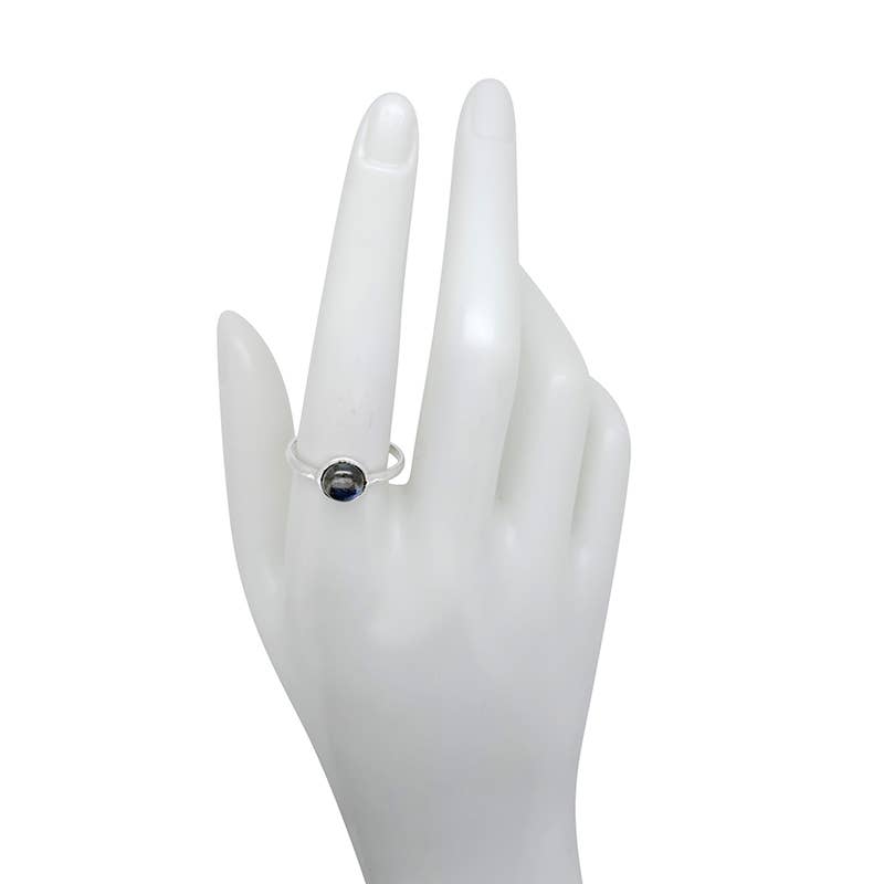 Labradorite Sterling Silver Adjustable Ring