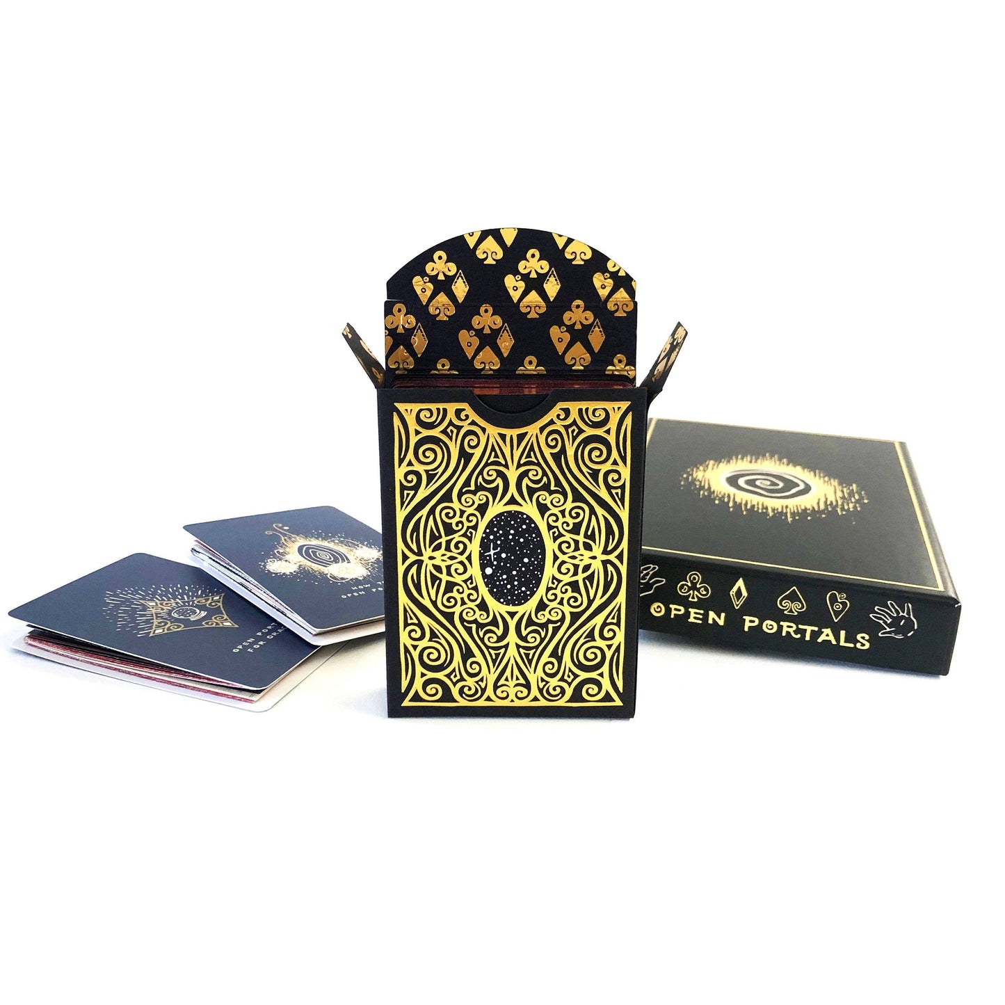 Open Portals Playing Cards & Oracle (Darkside Colorway)