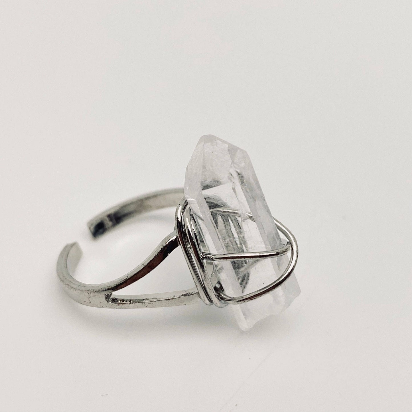 Clear Crystal Ring Adjustable
