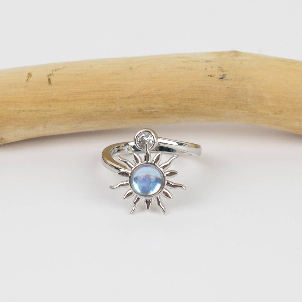 Sunflower Rotating Stress Relief Ring