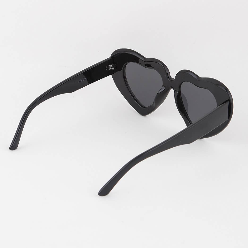 Bolted Heart Frame Sunglasses