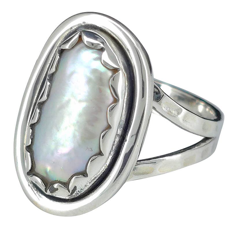 Pearl Sterling Silver Ring