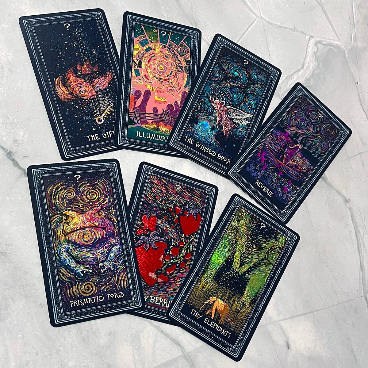 79th Mystery Cards (7 foil cards) - Prisma Visions Tarot