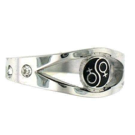 Venus Symbol ☆ Cubic Zirconia & Stainless Steel Ring