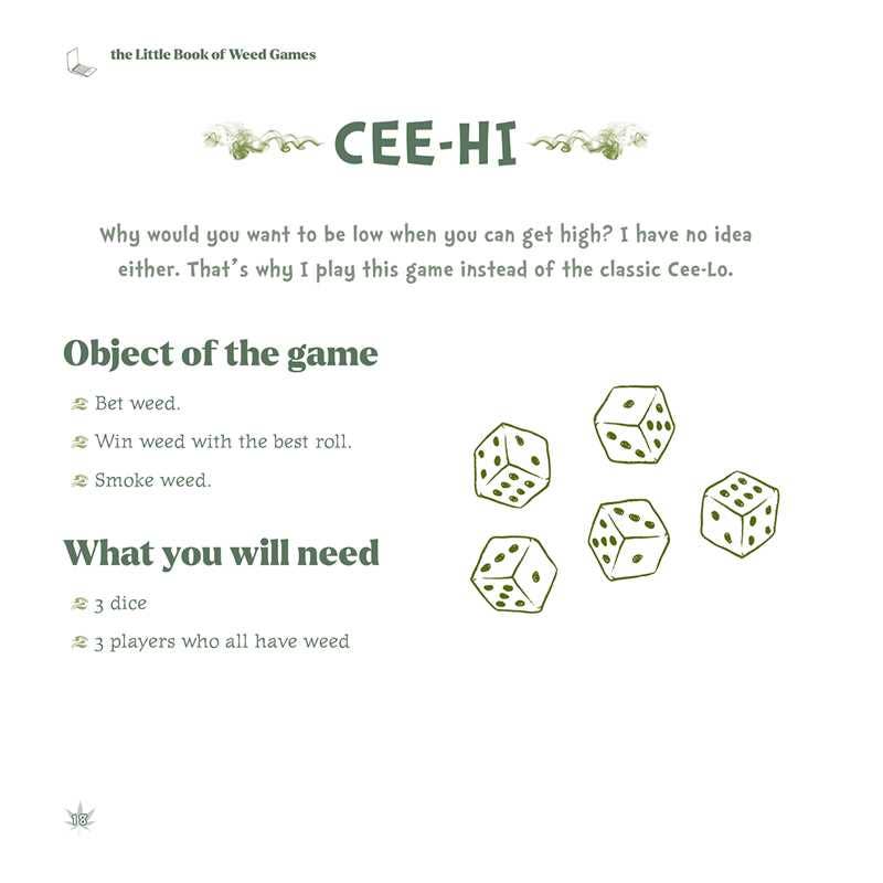 Little Book of Weed Games by Mr. Bud