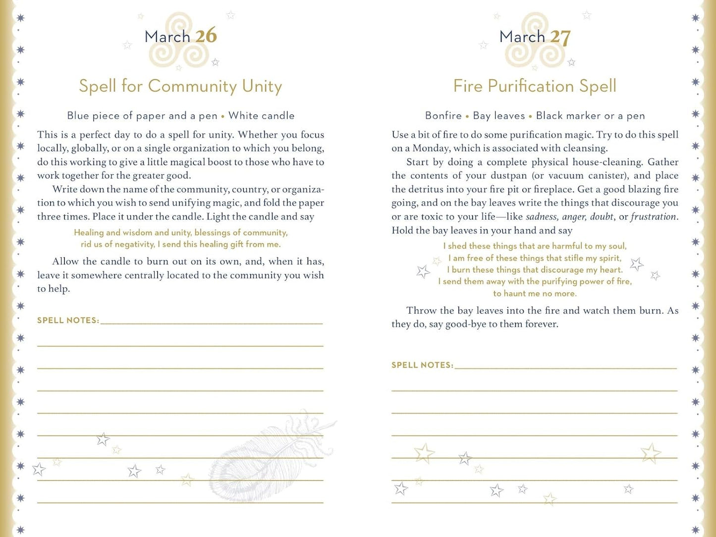 The Daily Spell Journal: A Diary of Enchantments for Every Day of the Year
