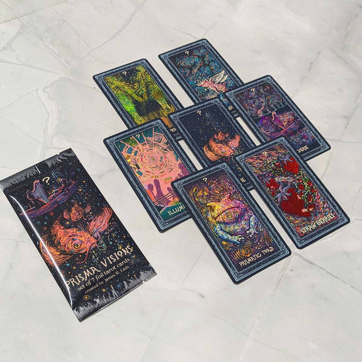 79th Mystery Cards (7 foil cards) - Prisma Visions Tarot