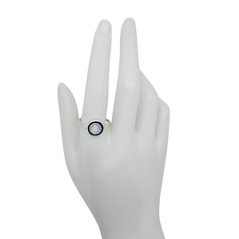 Moonstone Sterling Silver Ring