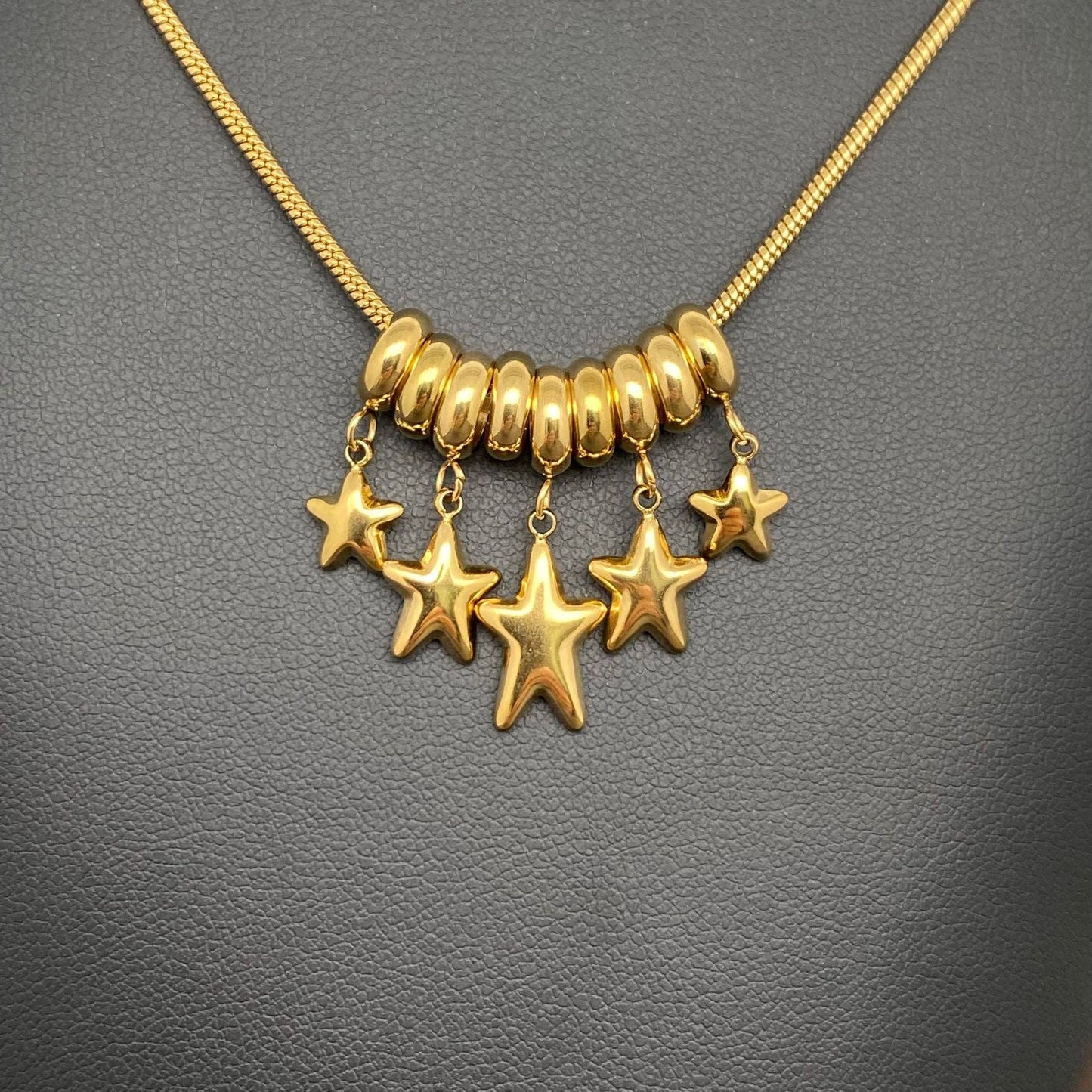 Star Charm 18K Gold Plated & Stainless Steel Necklace