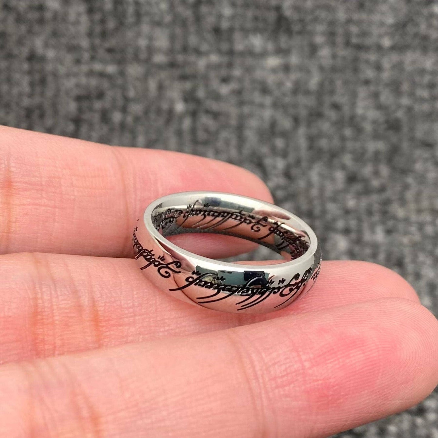 The Lord of The Rings - 18K Gold Plated Stainless Steel Ring