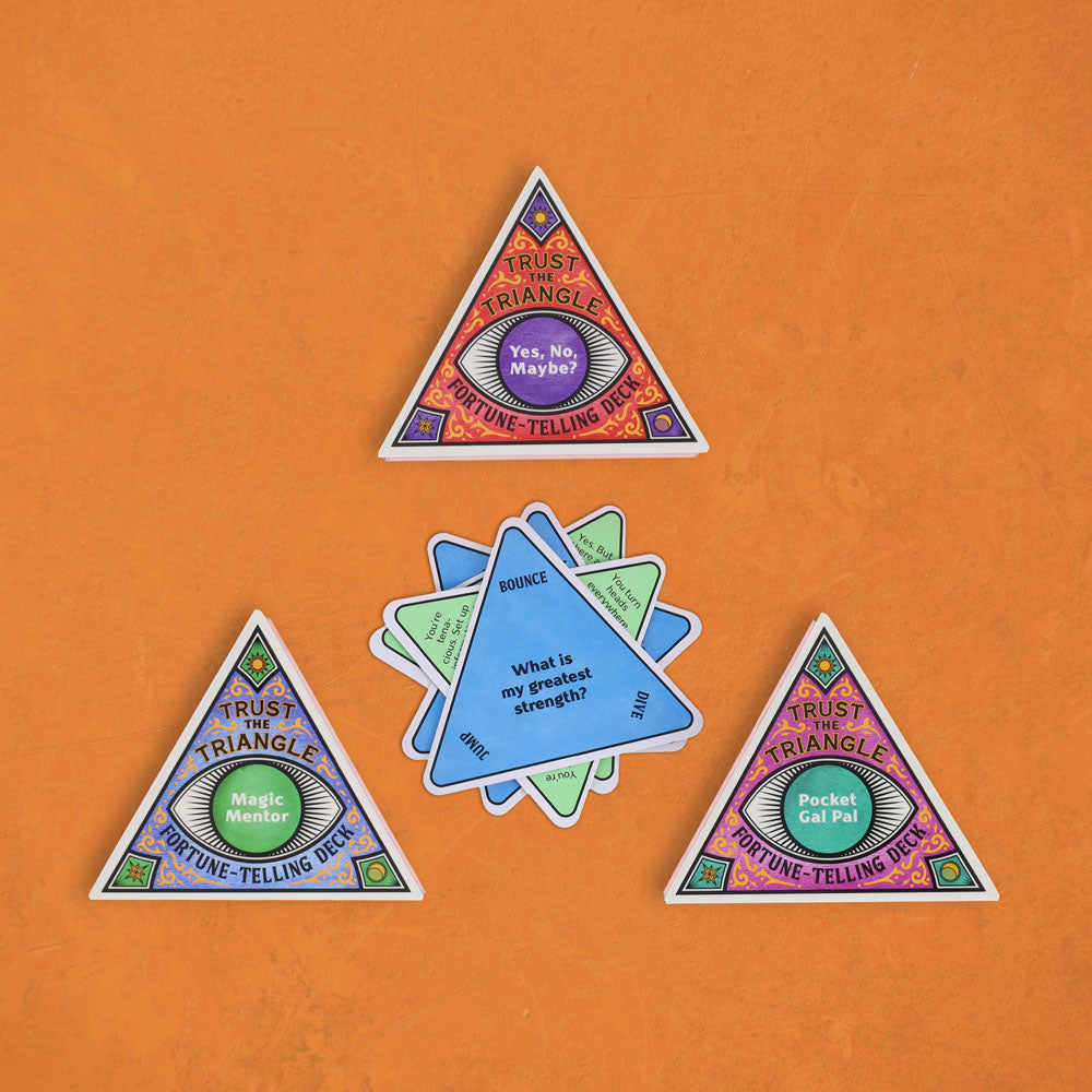 Trust the Triangle Fortune-Telling Deck: Yes No Maybe?