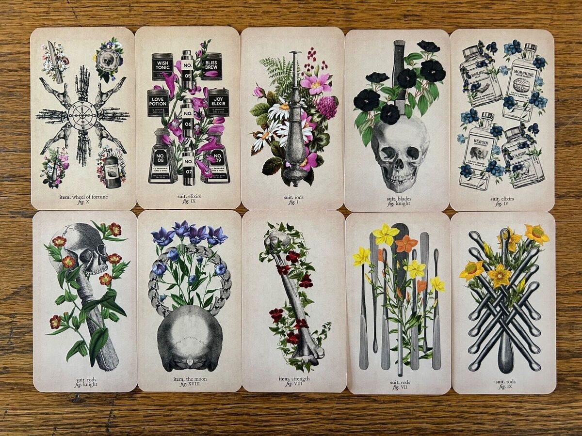 Antique Anatomy Tarot Kit