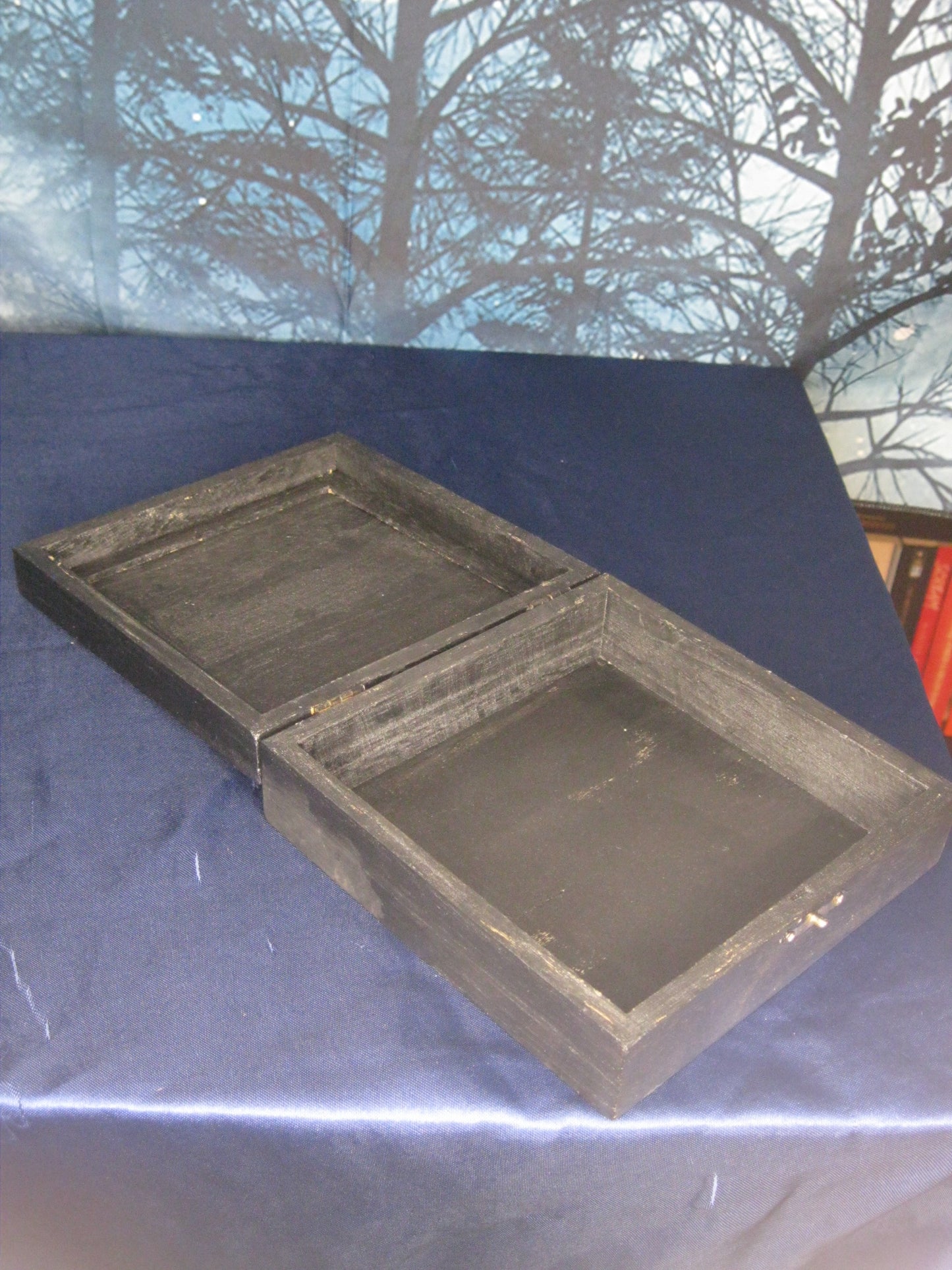 Tarot Trinket Box - Handpainted Ouija Square Box