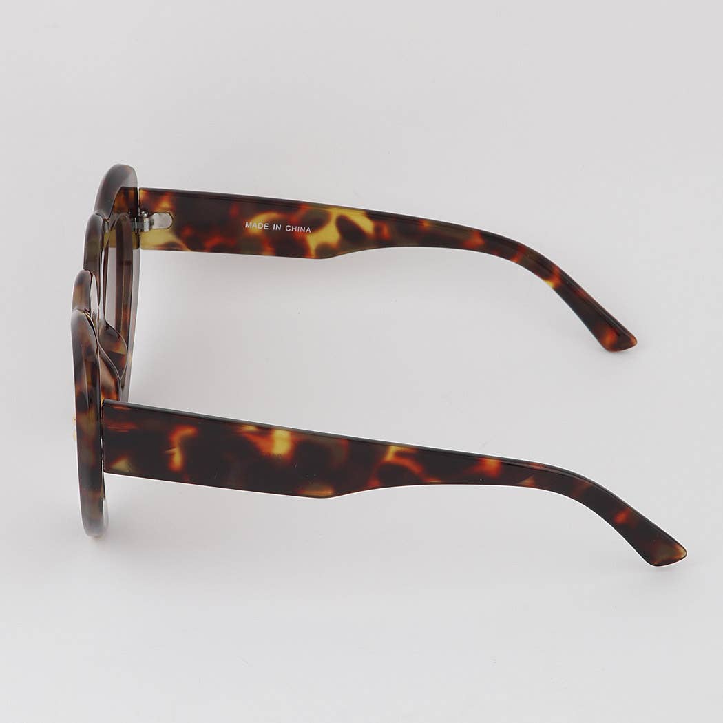 Bolted Heart Frame Sunglasses