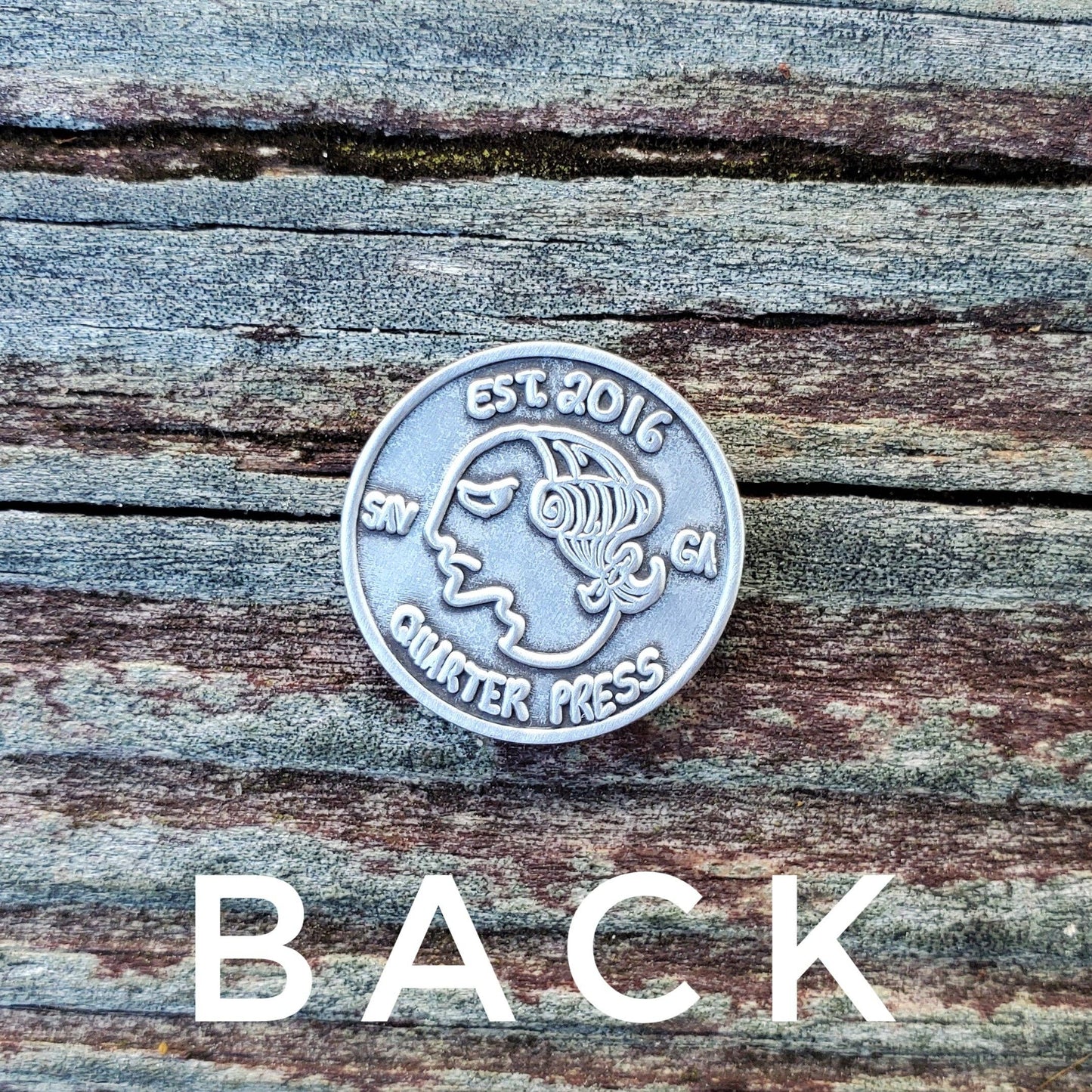 Antique Silver Coin! "One Fuck to Give"