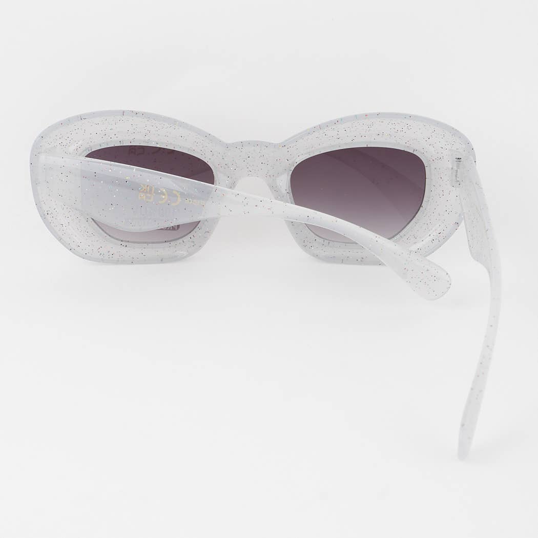 Polarized Bulky Glitter Sunglasses
