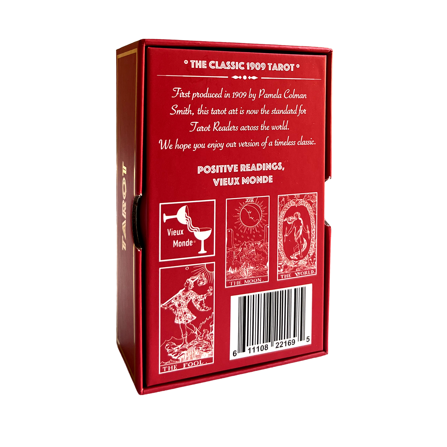 Scarlet Tarot Deck & Guide | Classic Design and Gold Foil