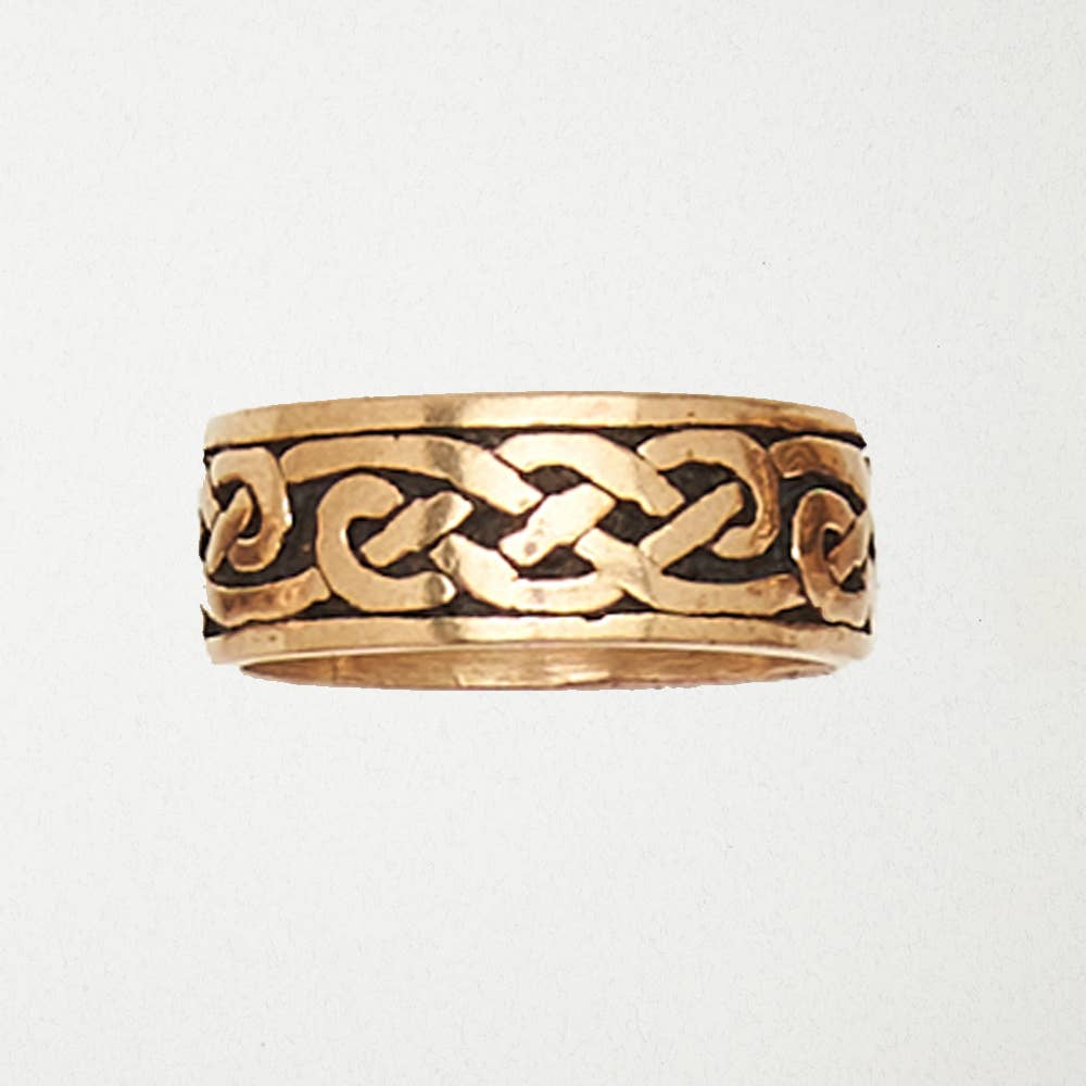 Bronze Celtic Weave Band