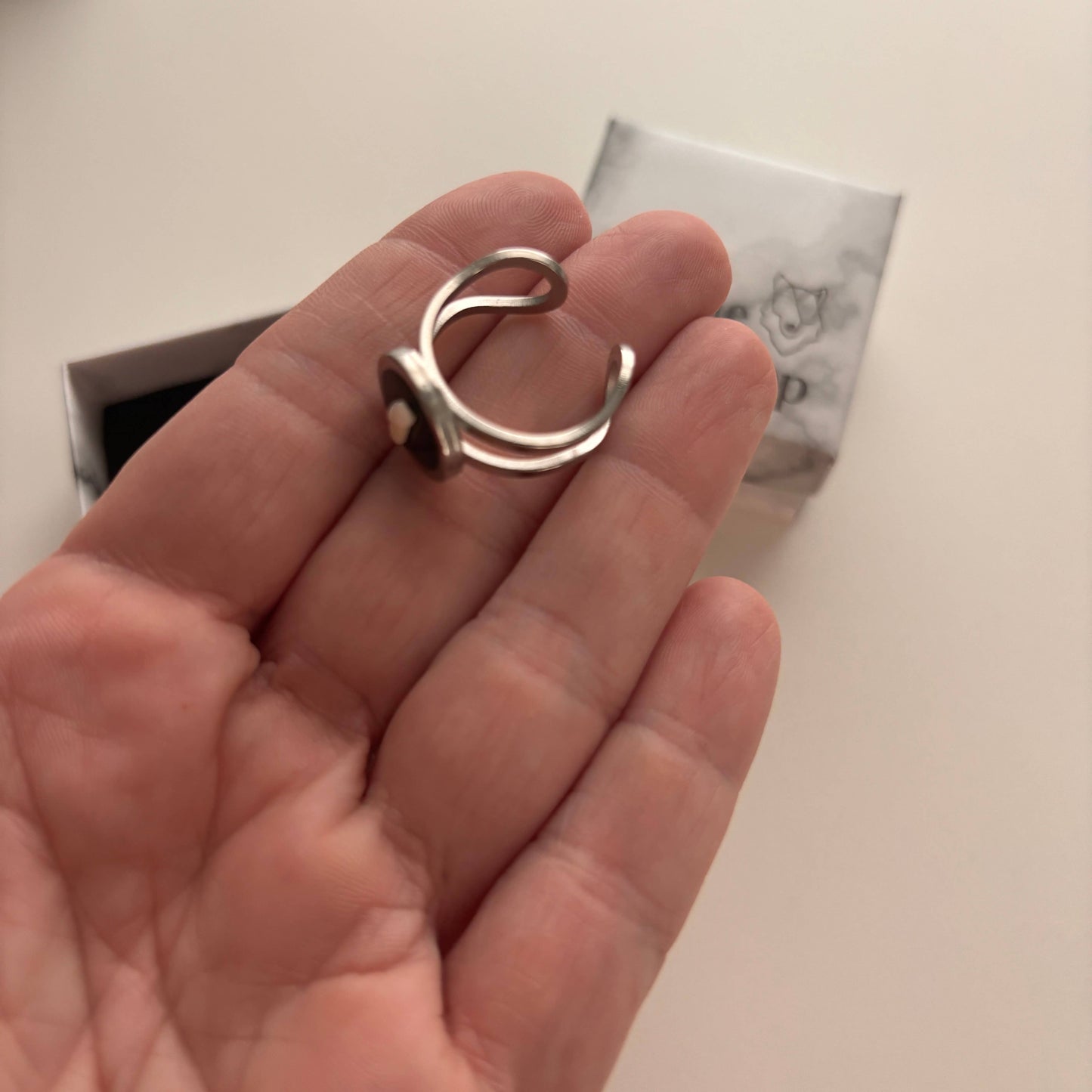 Oddity Ring 🦴 Tiny Raccoon Toe Bone