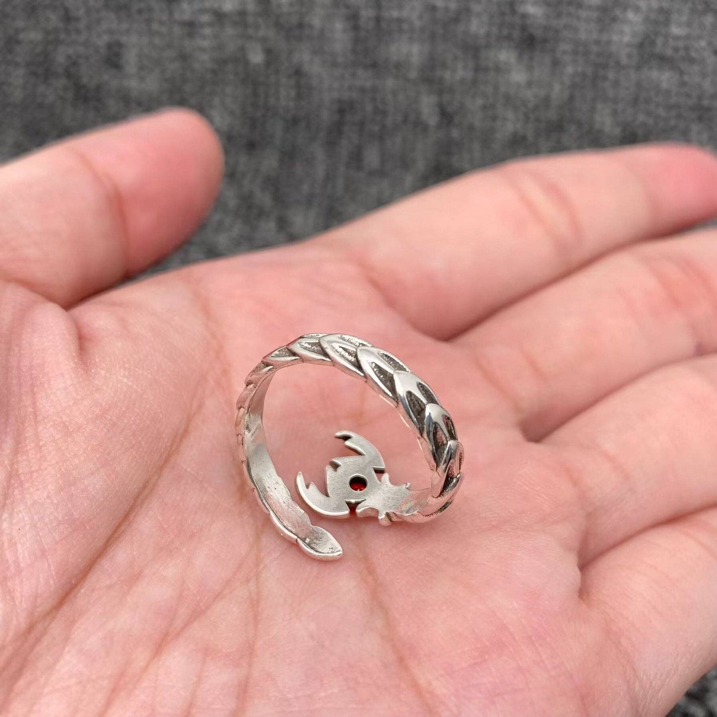 Swarovski Crystal Scorpion Adjustable Ring