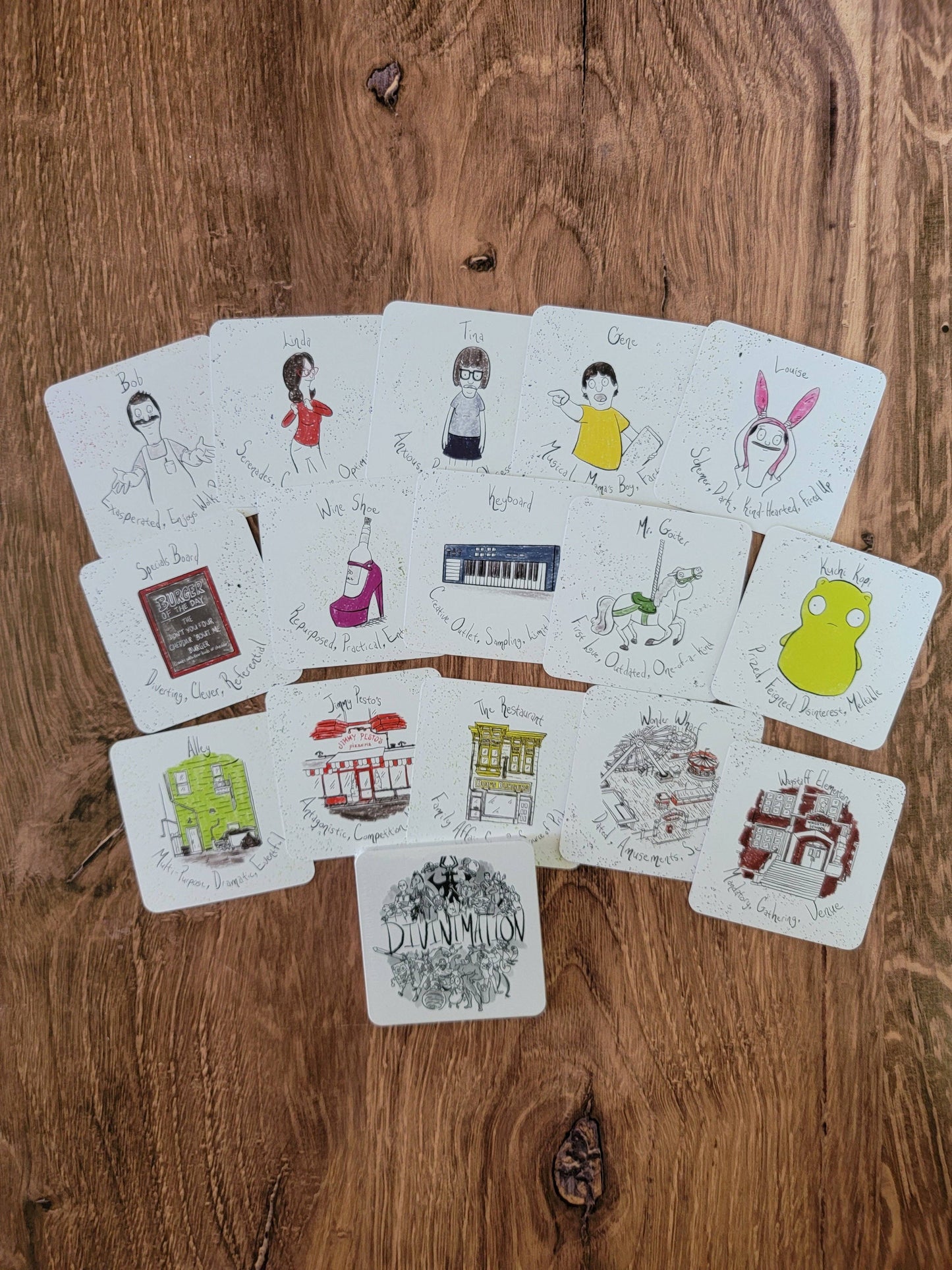 DIVINIMATION - Bob's Burgers Booster Pack (15 Cards!)