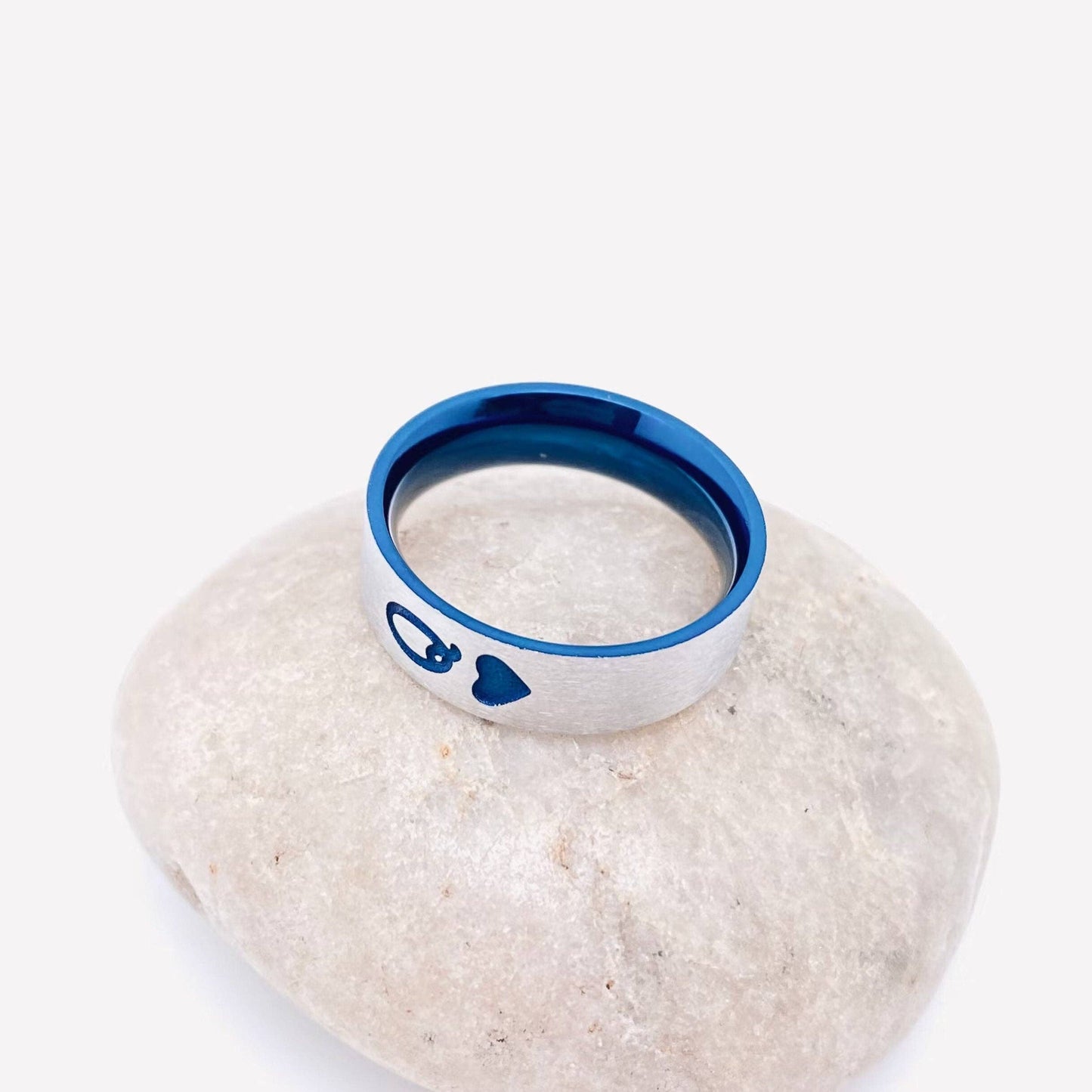 KING & QUEEN 👑 Stainless Steel Couple Rings