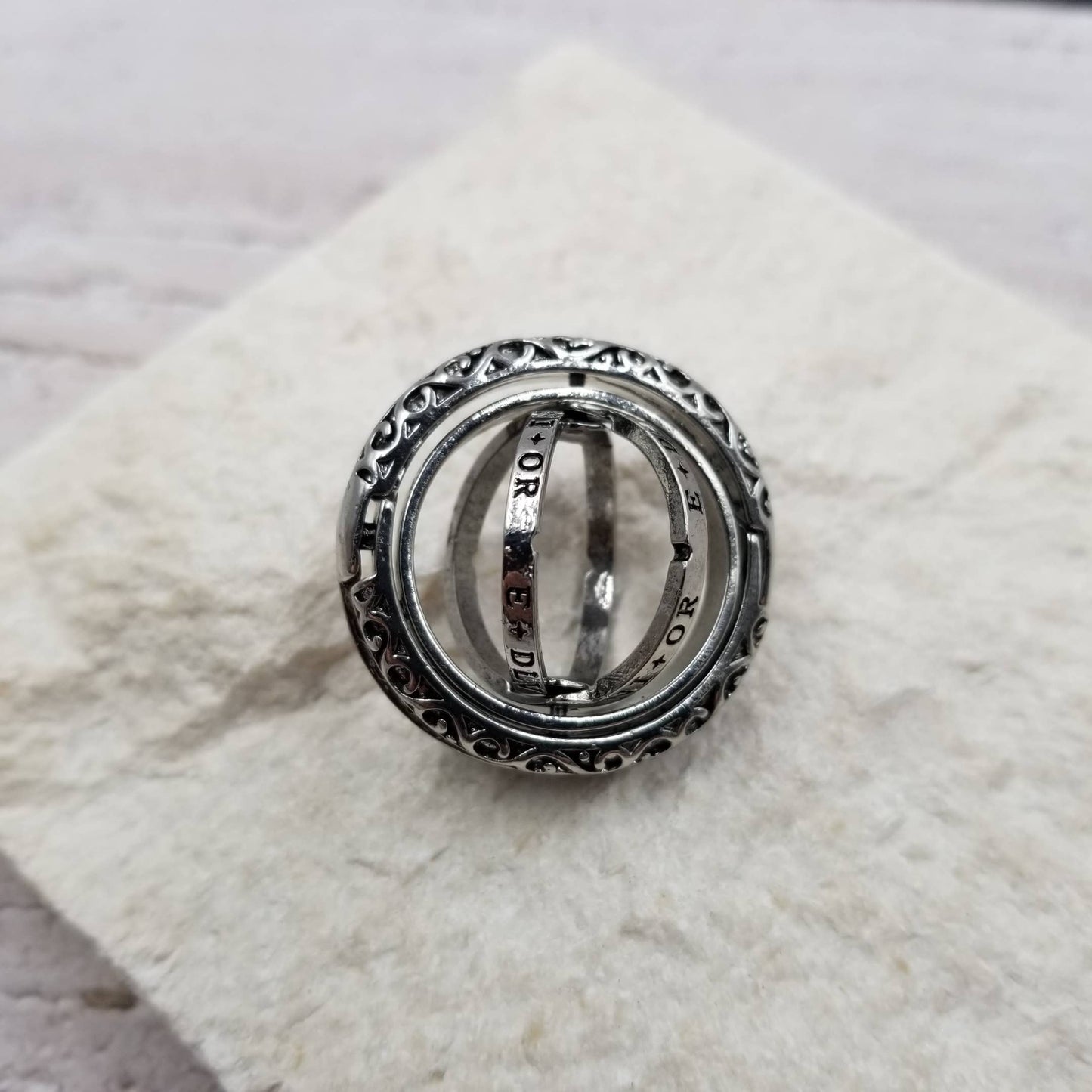Astronomical Foldable Rotating Magic Fidget Ring