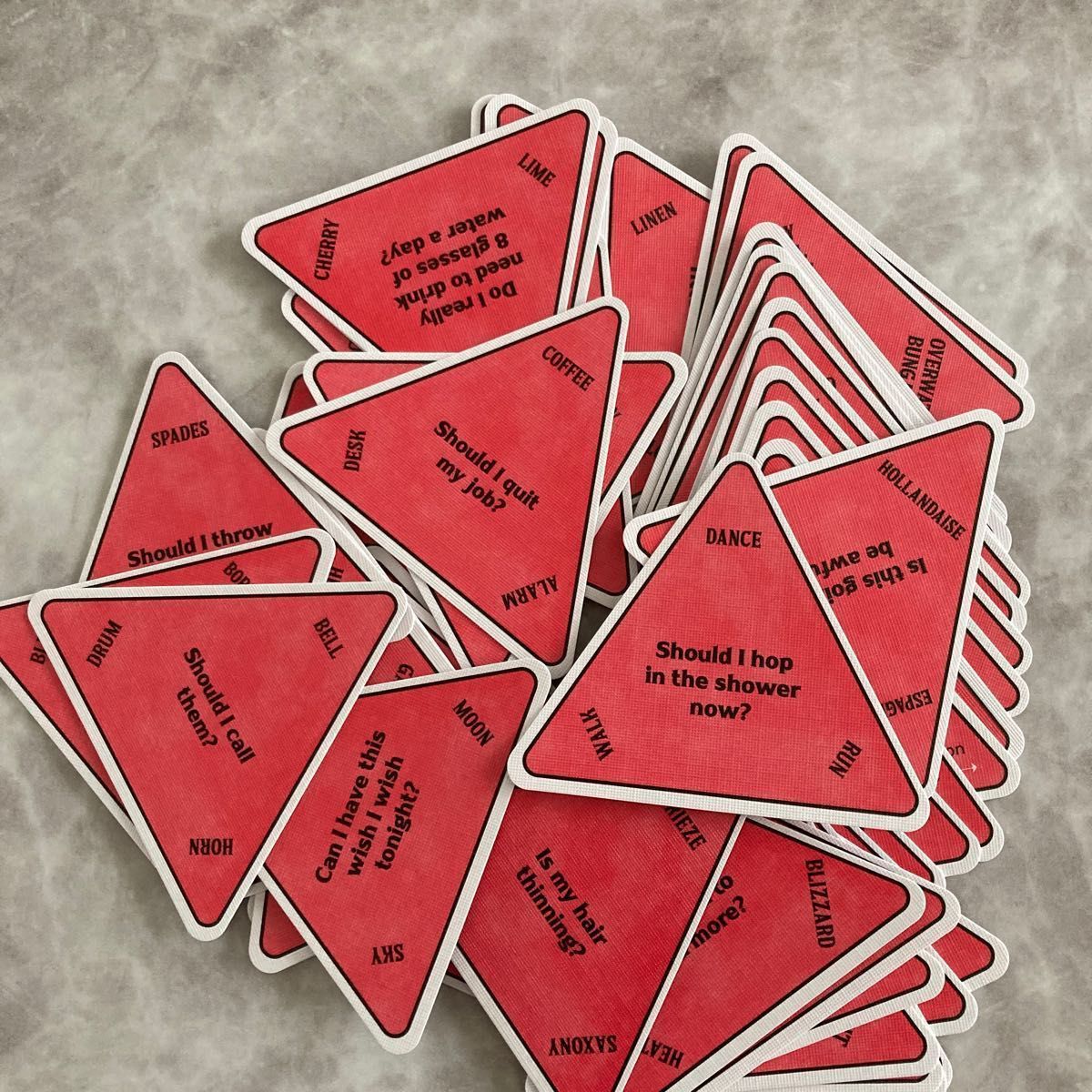 Trust the Triangle Fortune-Telling Deck: Yes No Maybe?