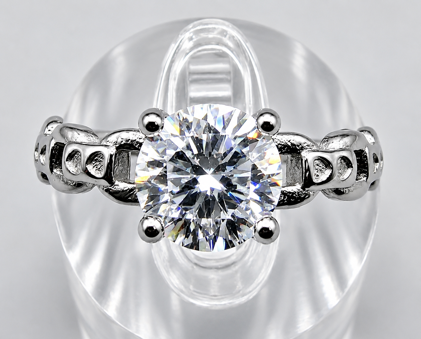 Herkimer Diamond (Lab Grown) - Hypoallergenic Stainless Steel
