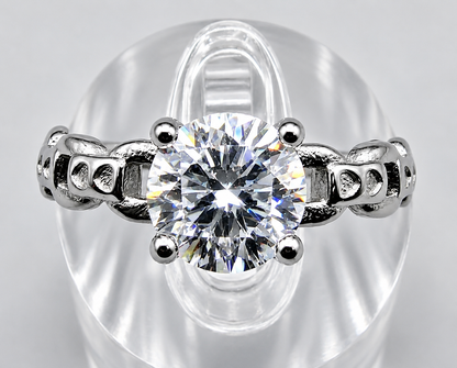 Herkimer Diamond (Lab Grown) - Hypoallergenic Stainless Steel