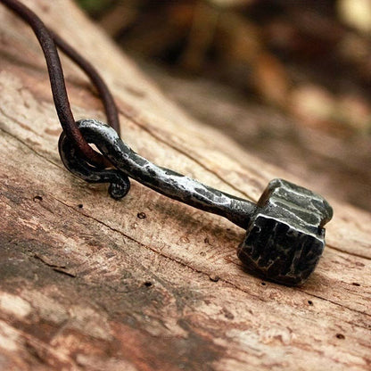 Viking Hammer Pendant Necklace on Chain