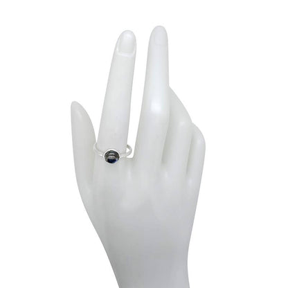 Labradorite Sterling Silver Adjustable Ring