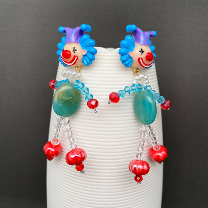 Circus Clown Earrings