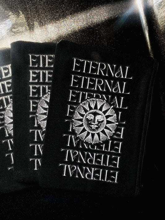 "Eternal" Tarot Deck Bag | Catch All Zippered Cosmetic Bag