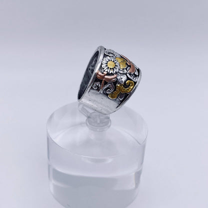 Steampunk Style Carved Ring