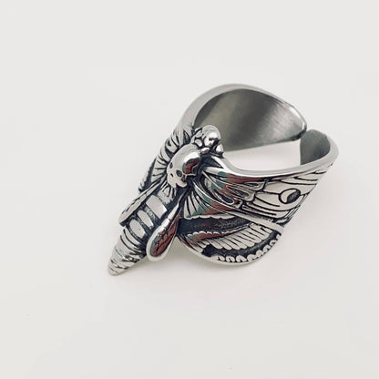 Death Butterfly Stainless Steel Ring