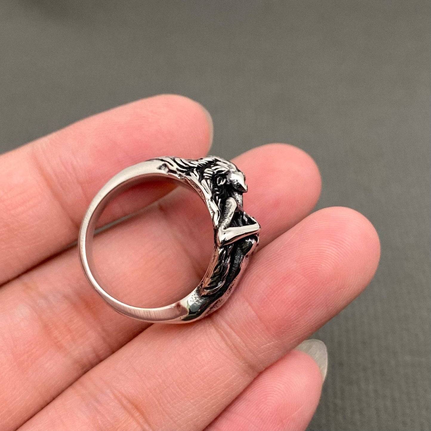 Open Your Heart 🖤 Stainless Steel Ring
