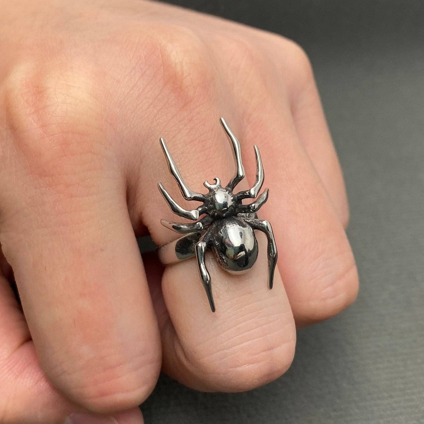 Stainless Steel Spider Ring
