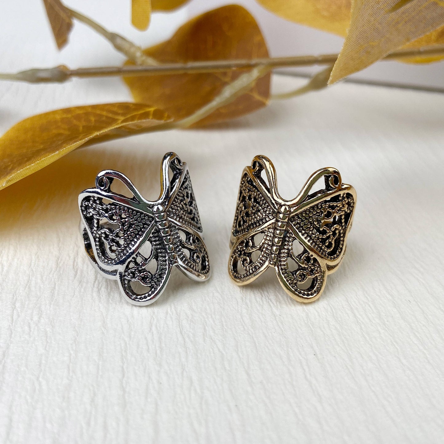 Oversize Butterfly Ring