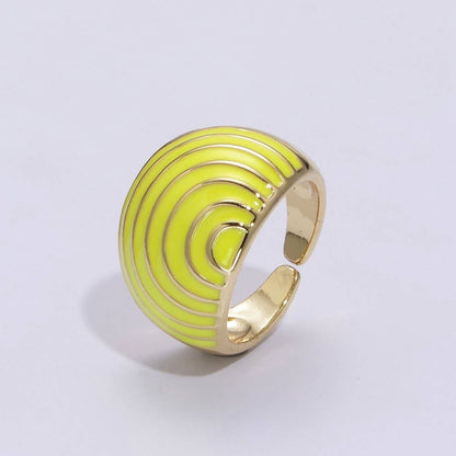 🌈 PRIDE Enamel Rainbow Dome Ring