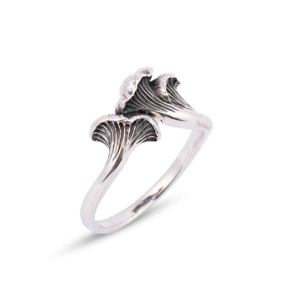 Bronze Chanterelle Mushroom Ring