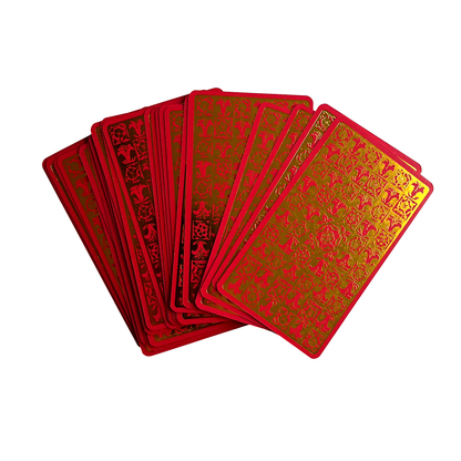 Scarlet Tarot Deck & Guide | Classic Design and Gold Foil