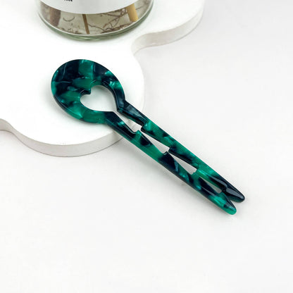 U-Shaped Heart Hair Pin