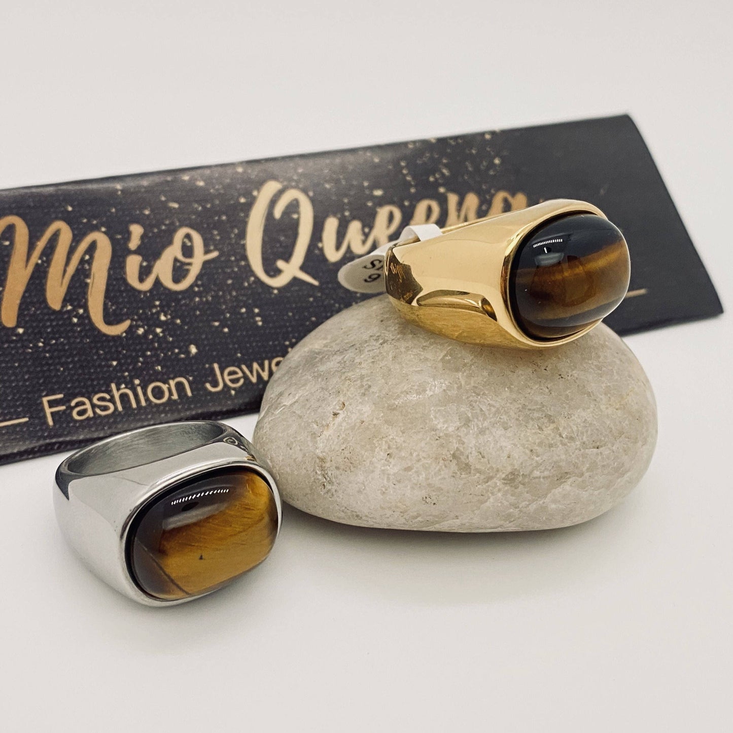 Tiger Eye Signet Ring