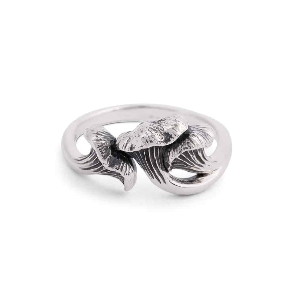 Bronze Chanterelle Mushroom Ring