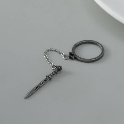 2 Piece Chained Sword Ring