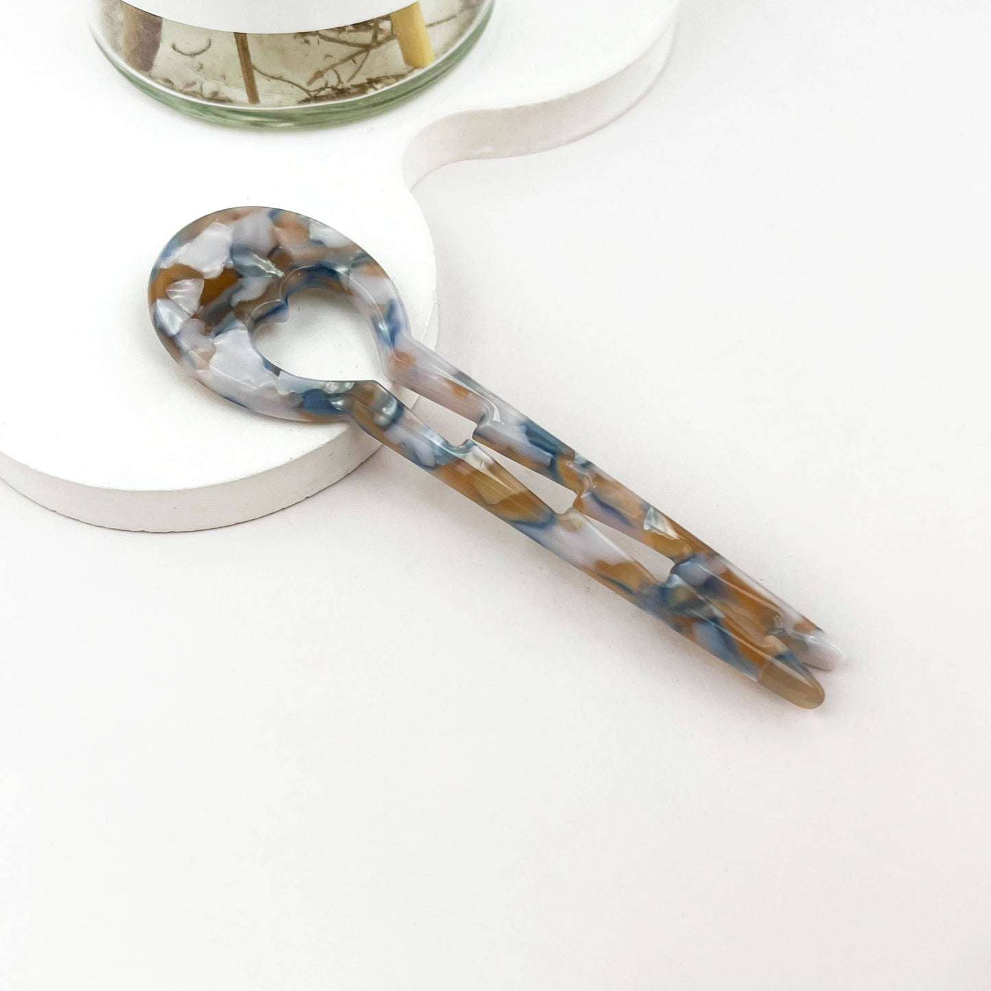 U-Shaped Heart Hair Pin