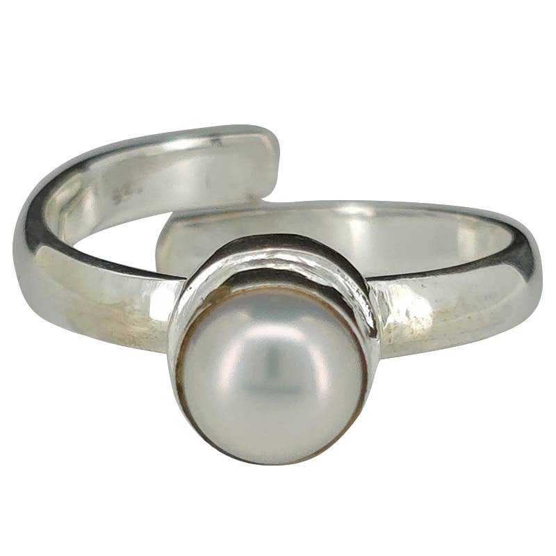 Pearl Sterling Silver Ring