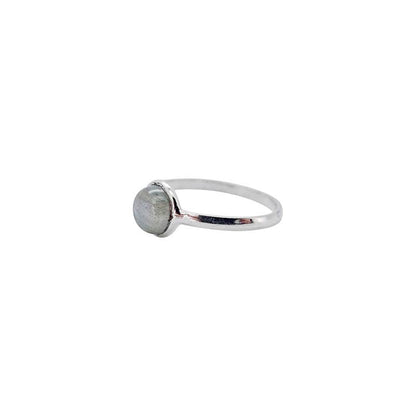 Labradorite Sterling Silver Adjustable Ring