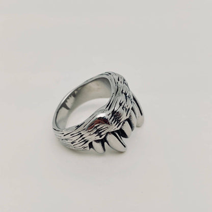 Vampire Teeth Stainless Steel Ring